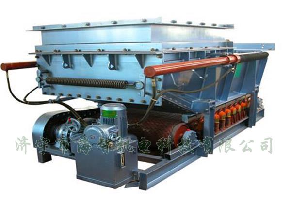 它將帶式（甲帶）給料機(jī)的手動(dòng)檢修閘門改為電動(dòng)、液動(dòng)或氣動(dòng)控制閥門，增大了閘門推力